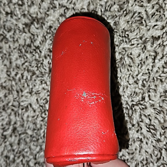 Vintage Buxton Red Leather Coin Purse - Picture 5 of 5